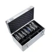 SEAOCLOUD Hard Drive Case, 10-Bay Protection HDD Storage Box Suitcase, fit fo...