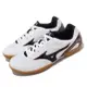 Mizuno 桌球鞋 Crossmatch PLIO RX4 男鞋 白 黑 膠底 緩震 室內運動 美津濃 81GA1830-51