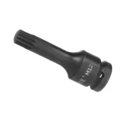 Impact Triple Square Spline Bit Socket M12 Bit 1/2" Drive Metric Adapter