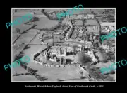 OLD LARGE HISTORIC PHOTO KENILWORTH WARWICKSHIRE ENGLAND TOWN AERIAL c1953 2