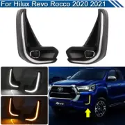 Daytime Running Lights LED DRL Fog Lamp Replacement Bumper For Toyota Hilux 2021 (for: Toyota)