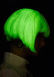 Cryogenic Corruption Glow In The Dark Wig