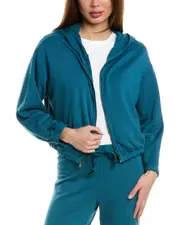 Stateside Softest Fleece Crop Zip Hoodie