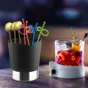 (Blue)Spoon Cutlery Box Storage Box Fork Straw With Paper Cup Holder For Coff