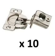 *10* Liberty Face Frame 35mm 105° 1-1/4" Overlay Soft Close Nickel Cabinet Hinge