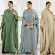 Muslim Women Overhead Khimar Hijab Burqa Prayer Abaya Dress Caftan Kaftan Robe