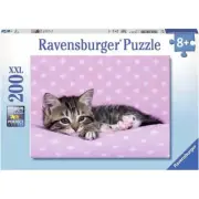 Ravensburger - Nap Time Kitten Xxl Jigsaw Puzzle 200 Pieces from Tates Toyworld