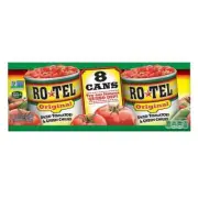RO*TEL Diced Tomatoes With Green Chilies 8pk 10 oz. Cans, BULK - FREE SHIPPING!