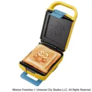Recolte Press Sand Maker Plaid Minion with Recipe book Hot sandwich maker NEW