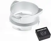 Generic CreepyParty Coffee Dosing Ring 54 mm Espresso Coffee Accessrioes Dosing Funnel with Aluminium for Sage Delonghi Breville Portafilter, Silver