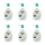 6x Dove 550ml Nourishing Body Wash Moisturising Bath Soap For Sensitive Skin