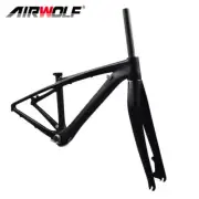 Airwolf 26er Carbon Mtb Bike Frame 14" Mountain Frameset/Fork BB92 135*9mm