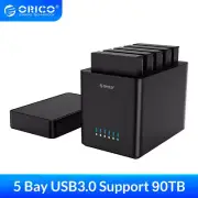 ORICO 5 Bay 3.5" Hard Drive Enclosure USB 3.0 Magnetic-type Hard Disk Station
