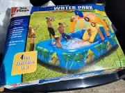 Vintage Six Flags Aqua Park Crazy Hoops Backyard Water Park- NIB typhoon Lagoon