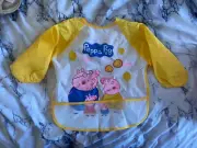 Children’s Peppa Pig Art Smock New Free Post (acc395)