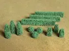 BOXWOOD PLANTS (20 PER PACK) Bachmann JTT 32504 model landscaping trains