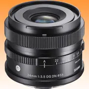 Sigma 24mm f/3.5 DG DN Contemporary Lens for Sony E - Brand New