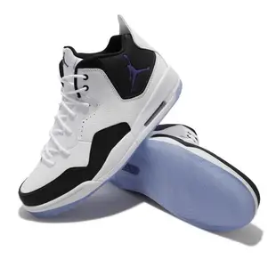 Nike 休閒鞋 Jordan Courtside 23 運動 男鞋 喬丹 氣墊 避震 皮革 穿搭 白 黑 AR1000-104 [ACS 跨運動]