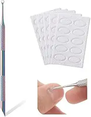 GIONAR Cuticle Pusher & Nail Remover Kit, Dual Ended Cuticle Tool with 5 Nail Sand Polishing Tablets, Nail Scraper, Etching Tool for Manicure and Pedicure