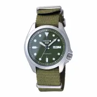 在飛比找博客來優惠-SEIKO 次世代5號潮流機械腕錶-銀X綠-SRPE65K1