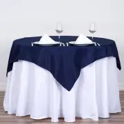 54" Navy Blue SQUARE POLYESTER TABLECLOTH Wedding Party Catering Linens