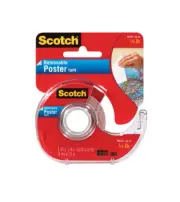 Scotch 109 Double-Sided Adhesive Clear Poster Tape 3/4 x 150 in. (Pack of 6)