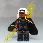 Custom Lego Storm Minifigure (Black Outfit), X-Men, Ships Free!
