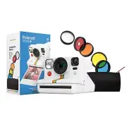 Polaroid Now+ White (9062) - Bluetooth Connected I-Type Instant Film Camera w...