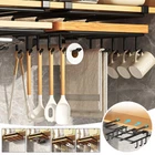 Kitchen Hanging Organizer Rack Under Cupboard Cutting Board Pot Cover Holder AU