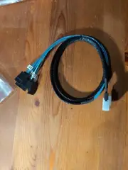 Mini SAS to 4 SATA SFF-8087 Multi-Lane Breakout Splitter Cable ~39 Inches