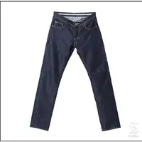 在飛比找蝦皮購物優惠-金斯大 野蠶絲靛藍布邊原色褲 (時尚窄身) W34 辛巴威棉