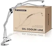 A-Premium Automatic Transmission Oil Cooler Line Hose Assembly Compatible with Cadillac CTS 2004-2007, 2.8L 3.6L, Replace# 89022476