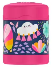 Thermos 290ML Funtainer Stainless Steel Vacuum Food Jar - Whimsical Clouds