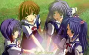 Anime girls clannad furukawa nagisa fujibayashi ryou Playmat Game Mat Desk