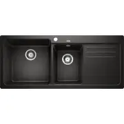 Blanco Double Bowl Sink with DrainerBlack NAYA8SBK5