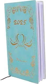 Portable Planner Organizer Daily Schedule Notebook English Agenda Book for Home Office Travel Lightweight Design Compact for