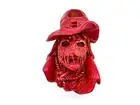 S.YANIK MEERSCHAUM PIPE SCARECROW OXBLOOD COLOR NR 517 SPC CASE