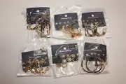 Lot of Jewelry Earrings Junk Drawer All New Items Assorted Styles Great Value