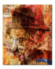 Ready2HangArt Chaplin 32x24-inch Acrylic Wall Art by Tristan Scott