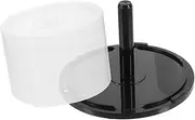 DVD Storage Bucket Portable CD Holder for Discs Lightweight and Compact Design for Bookshelf and Desktop Organization