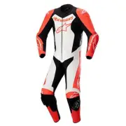 GP Force Lurv Leather Suit - Red/White/Black - Size 52 31521243022-52