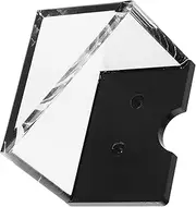 Vaguelly Box Acrylic Poker Card Holder Storage Case Compact Lightweight Playing Card Stand Decks