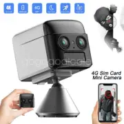 WIFI Camera 4K HD 4G SIM Card Home Security Mini Cam 2-Way Audio Remote Viewing