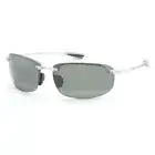 Maui Jim Men's Hookipa 64 mm Clear Sunglasses MJ0407S-005