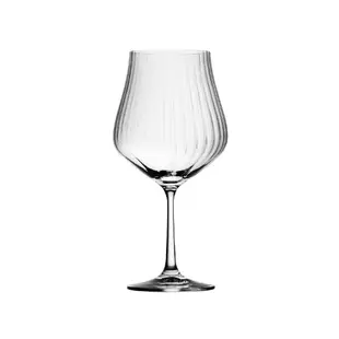 《Utopia》Tulipa手工水晶玻璃紅酒杯(豎紋600ml) | 調酒杯 雞尾酒杯 白酒杯