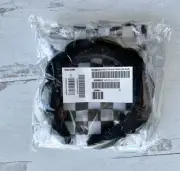 NEW Black And White Checked Aveda Microfiber Hair Towel and Bubble Spa Headband