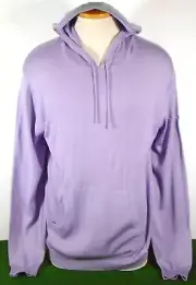NWT Footjoy Lifestyle DriRelease Sweater Hoodie, Heather Lavender, Large, 30509