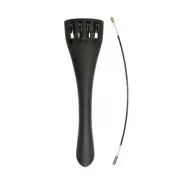 1/2 Cello Tailpiece Carbon Fiber + Tailgut Tail Gut Tailcord Hanger Endline