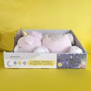 Pink Unicorn Plush Stuffed Animal Lullaby Projector Soother Light Show Music NEW