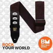 Ernie Ball 4250 Polypro Guitar Strap Brown w/ Pickholder - Brand New